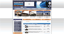 Desktop Screenshot of danubiusreality.sk
