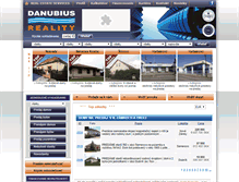 Tablet Screenshot of danubiusreality.sk